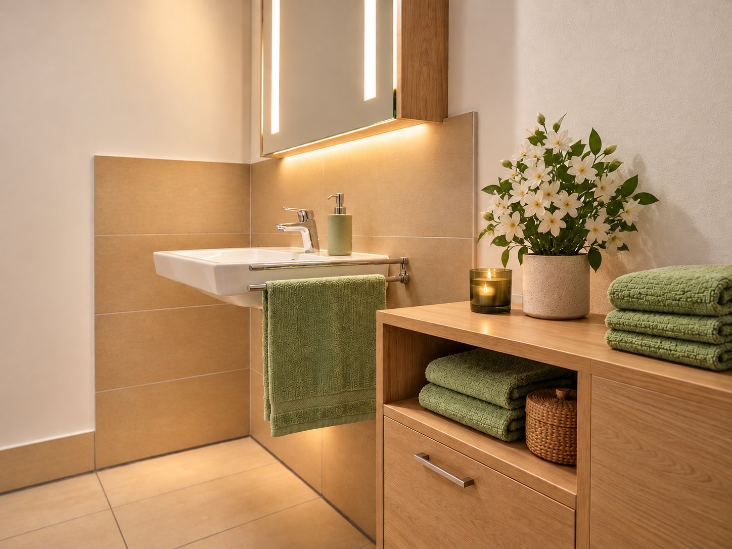 Waschtisch im Badezimmer
